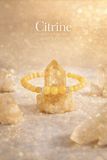 Браслет з натурального цитрину та гірського кришталю &mdash; Citrine Light Edition 0030 фото